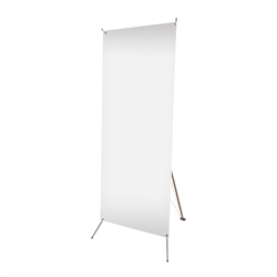 24" x 70" Tripod Banner Display Hardware Only - Portable and Lightweight, this time-tested design comes in four sizes!Strong fiberglass plastic "X" support constructionHigh impact plastic support hub and banner hooksFlexible arms pull banner taut and create stabilityHighly recommended for multi-display applications at expositions, retail locations and promotional campaigns